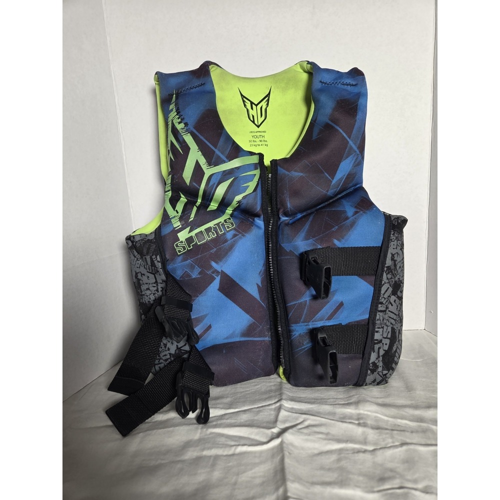 HO Sports Boys Youth Pursuit Neo Vest 50-90lbs